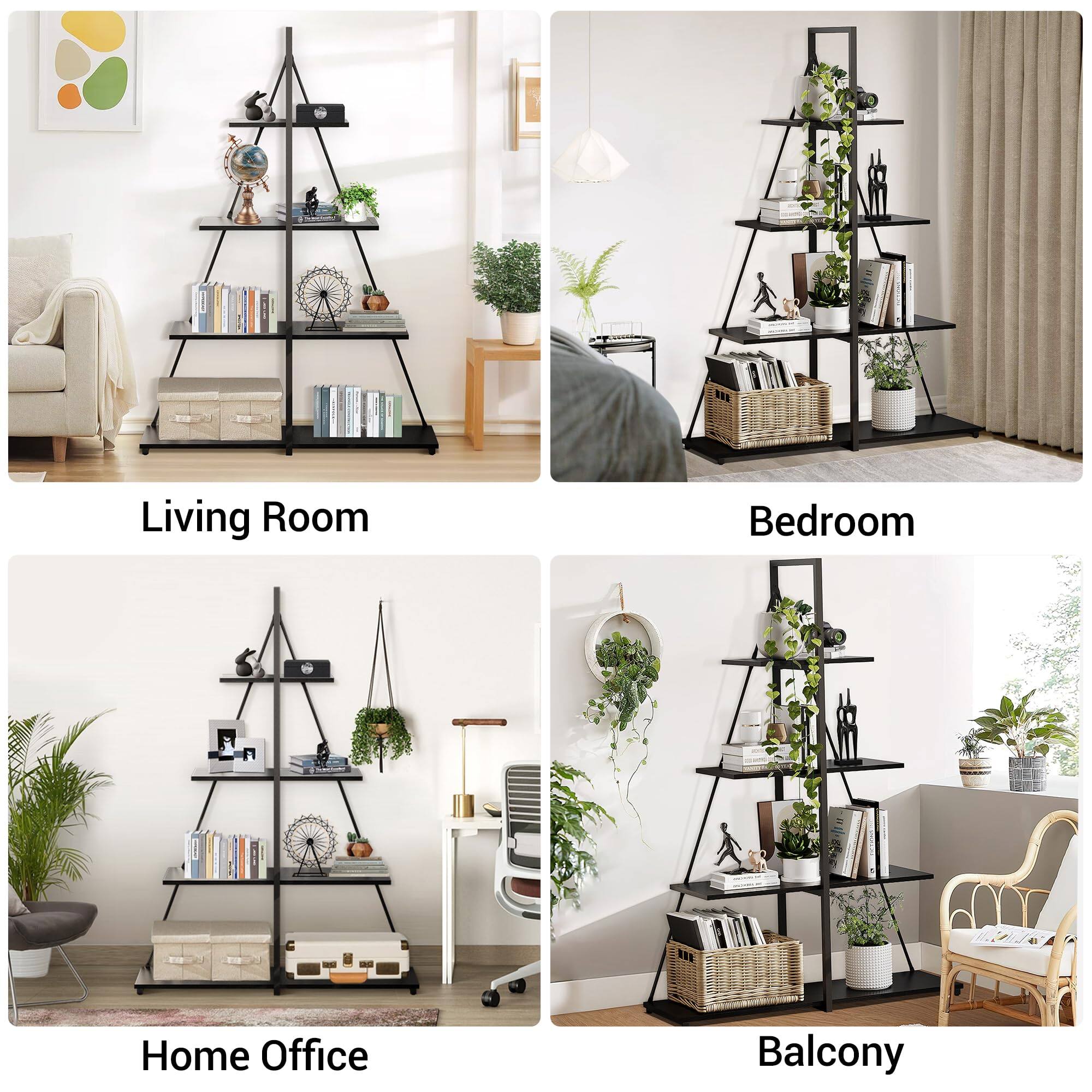 Living Room  
Bedroom  
Home Office  
Balcony