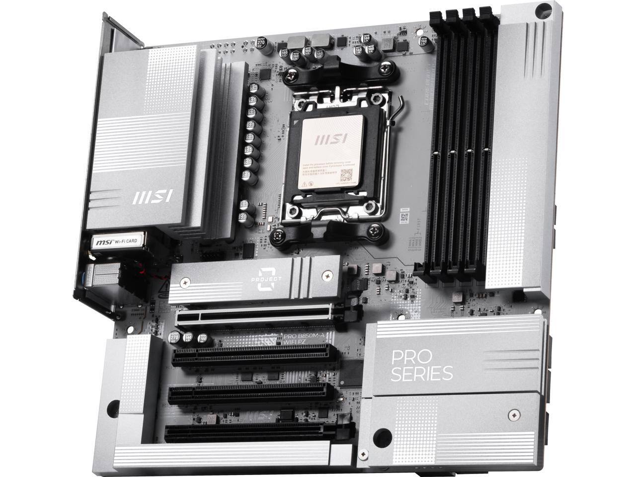 MSI PRO B850M A WiFi PZ mATX Motherboard AMD Ryzen 9000/8000/7000