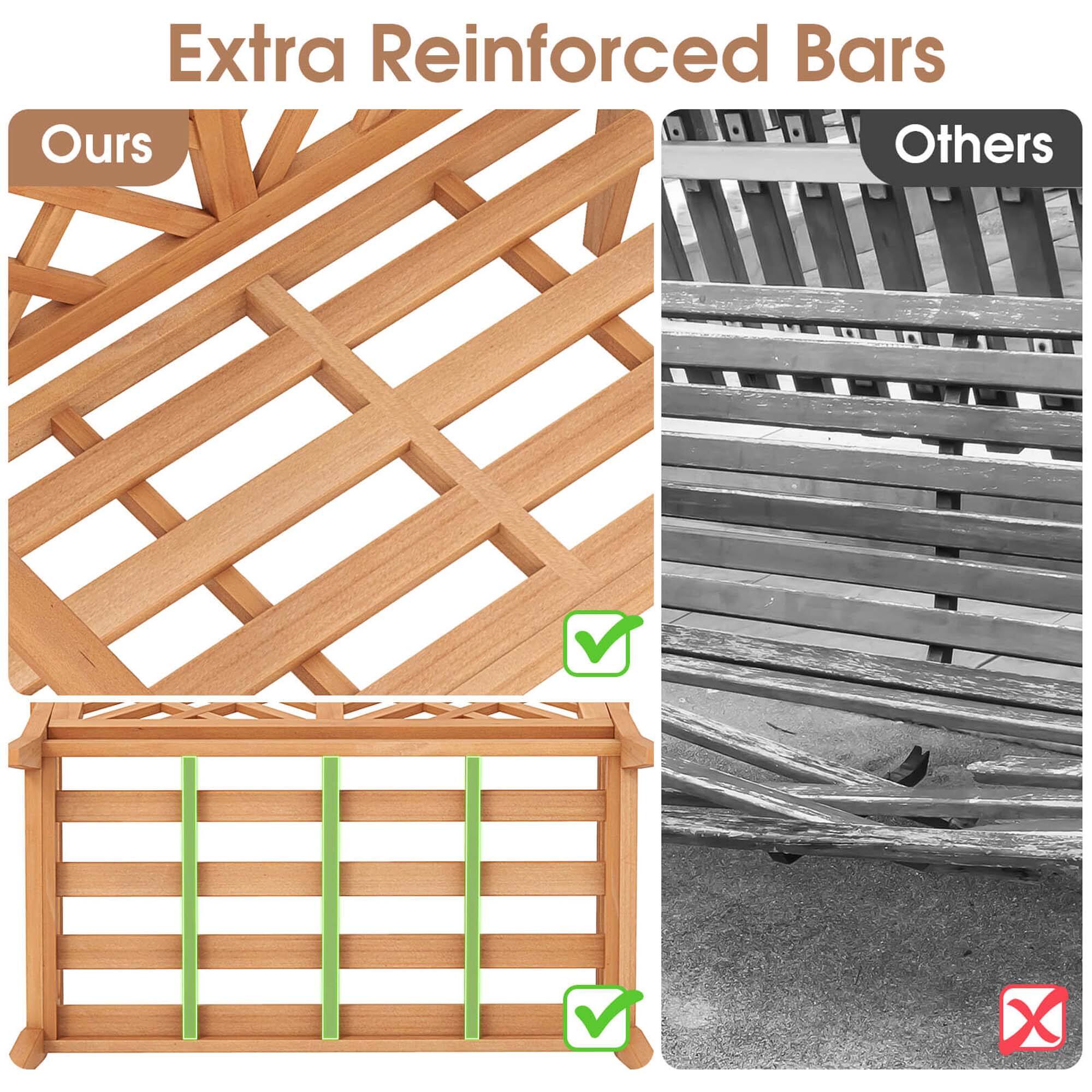 Extra Reinforced Bars

Ours: V
Others: M X