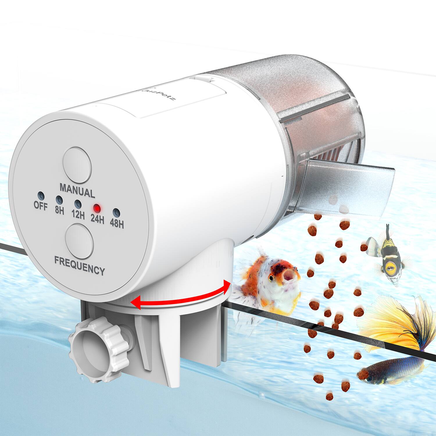 MANUAL
OFF 8H 12H 24H 48H
FREQUENCY