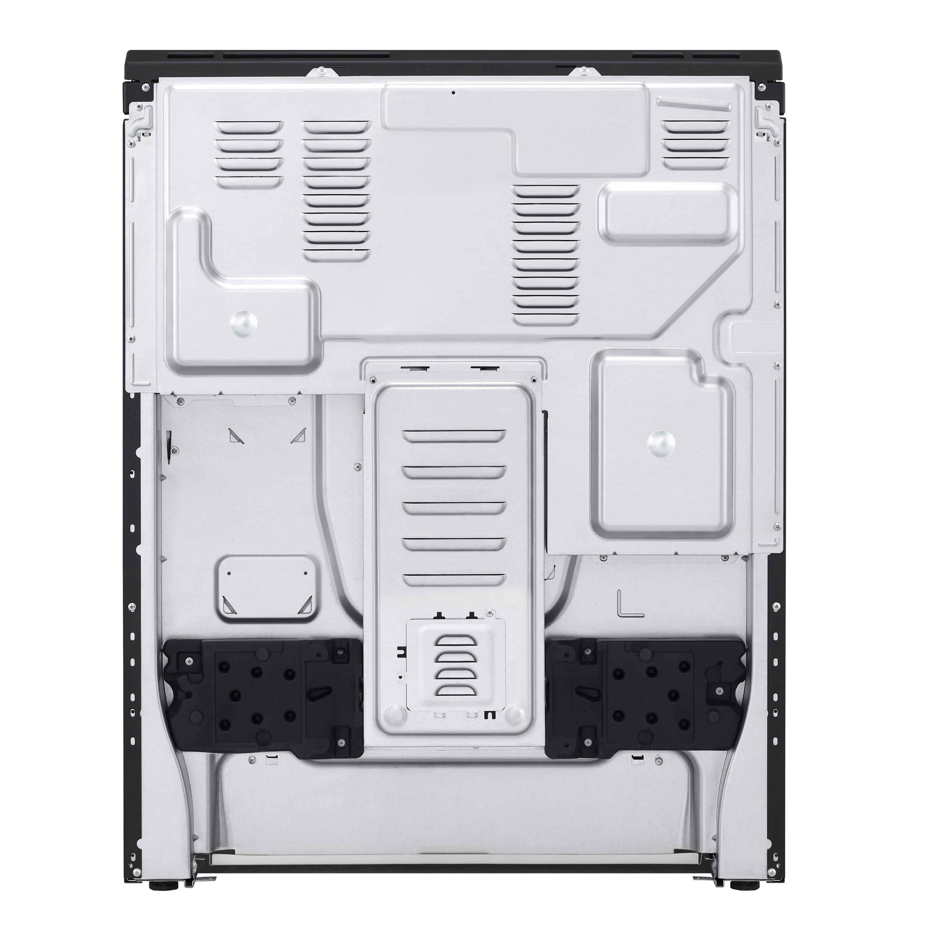 Alt View 18. LG - 6.3 Cu. Ft. Slide-In Electric True Convection Smart Range with Air Fry and Premium Handle - PrintProof Black Stainless Steel.