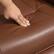 Alt View 7. Homcom - Faux Leather Manual Recliner, Adjustable Swivel Lounge Chair with Footrest, Armrest and Wrapped Wood Base - Brown.