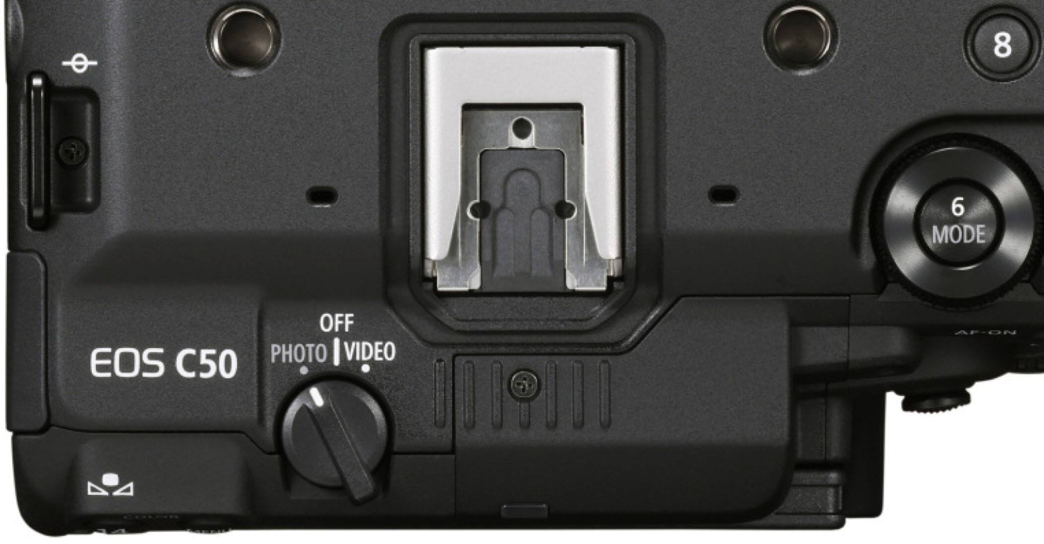 EOS C50

OFF PHOTO | VIDEO

6 MODE

AF-ON