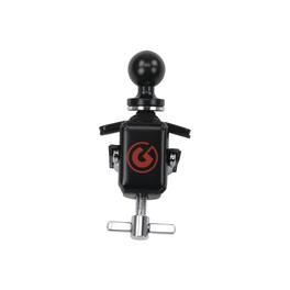 Gibraltar Hardware - Dual Adjust Bass Drum Hoop Ball Mount, Features a Rubberized Counter Clamp, Drum Hardware, Parts and Accessories
