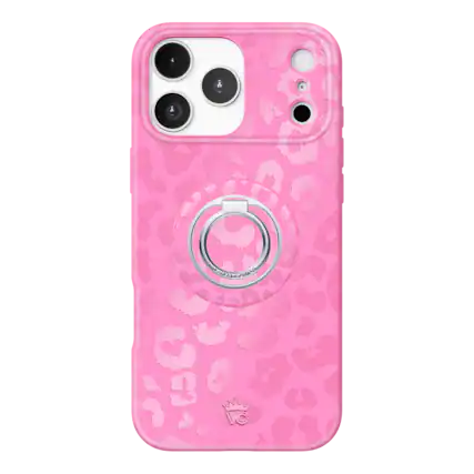 Front. VELVET CAVIAR - Velvet Caviar- iPhone 17 Pro Max (2025 iPhone 6.9" Pro) Magsafe Case with Magnetic Ring Pink Leopard - Hot Pink Leopard.