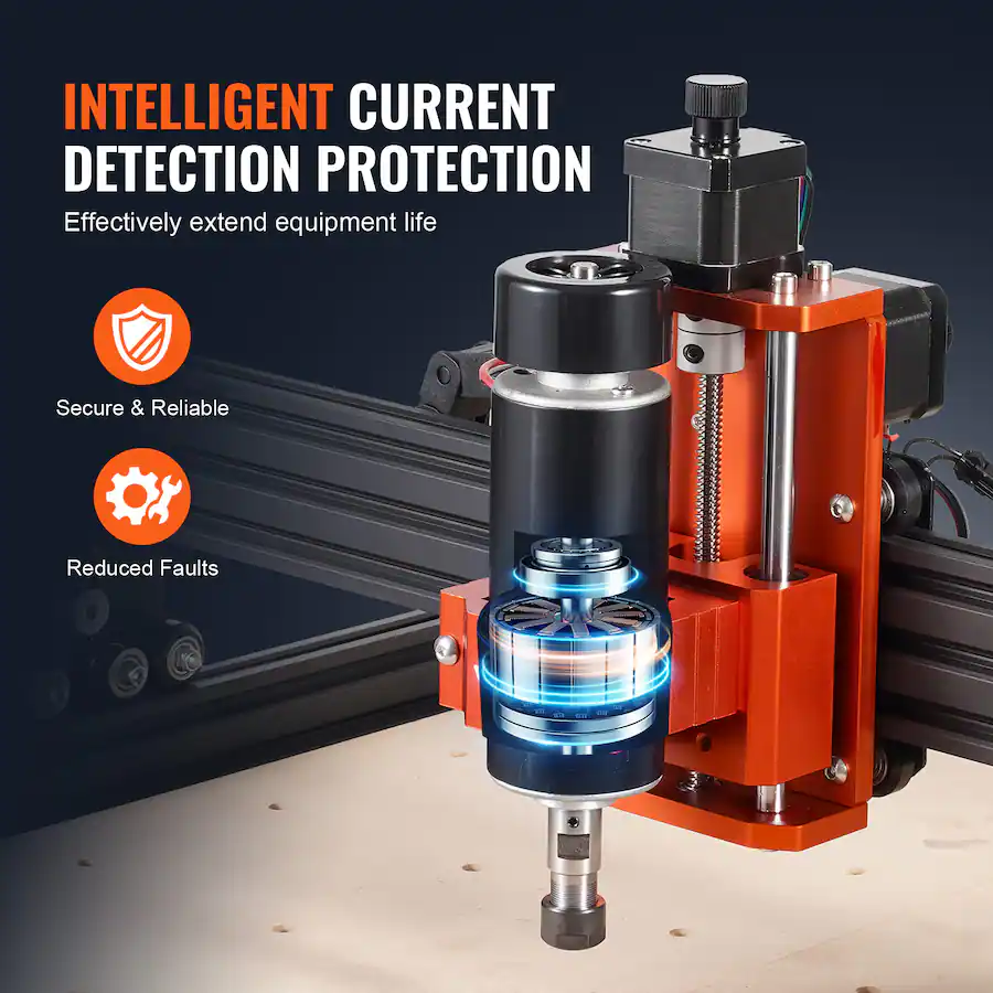 VEVOR CNC Router Machine, 300W, 3 Axis GRBL Control Wood Engraving ...