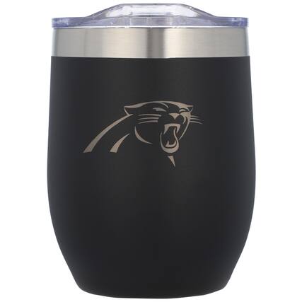 Front. The Memory Company - Carolina Panthers 16oz. Stainless Steel Stemless Tumbler - Multicolor.