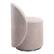 Left. OSP Home Furnishings - Lystra Swivel Vanity Chair - Dusty Rose.