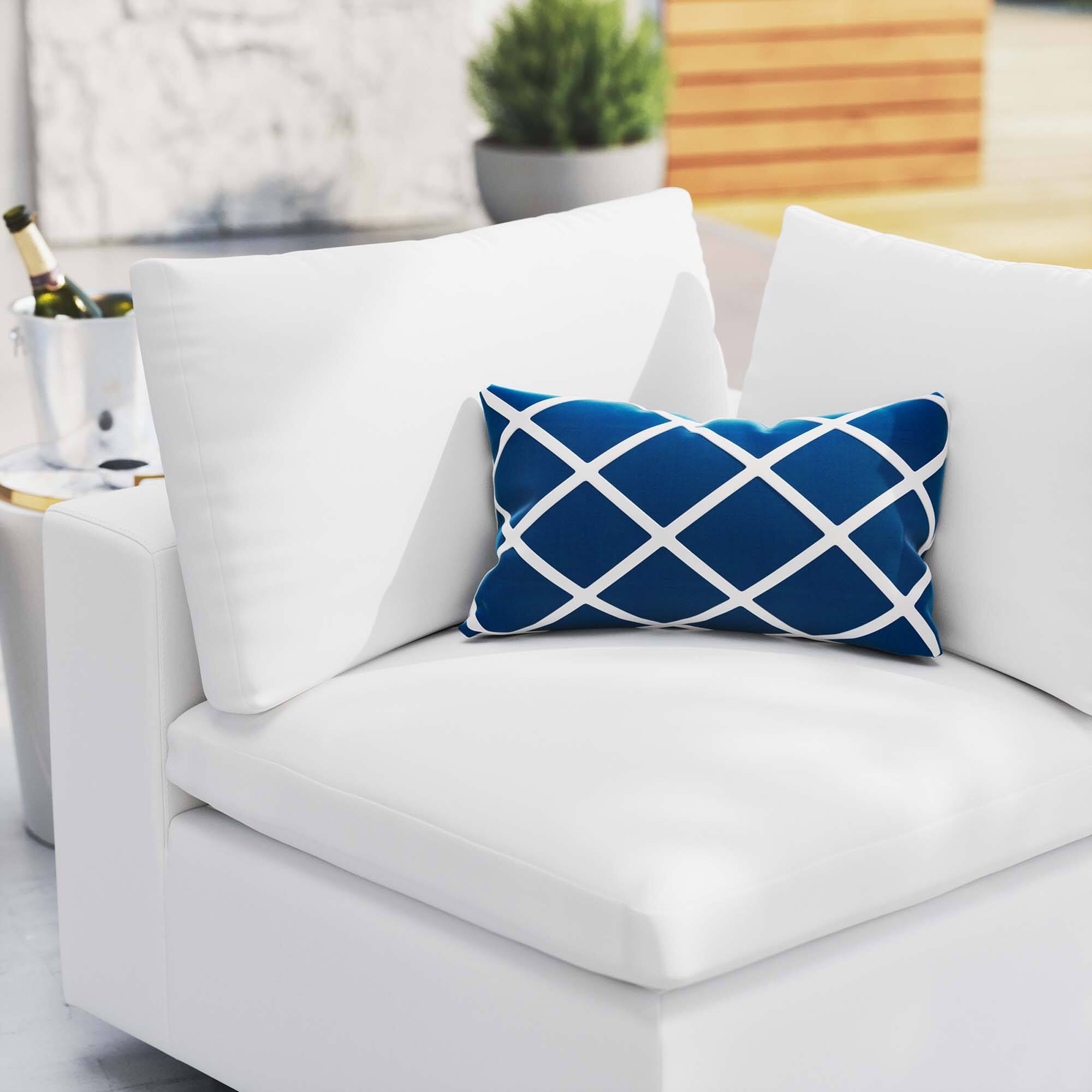 Back. Modway - Commix Sunbrella® Outdoor Patio Corner Chair by Modway - White.