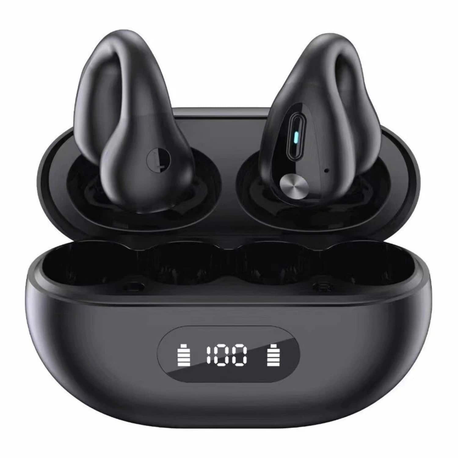 Cluzine - Bluetooth 5.3 Wireless Bone Conduction Earbuds