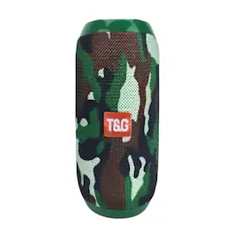 Home Collection - Camouflage Portable Bluetooth Wireless Speaker – Waterproof Stereo Bass Sound with USB, TF Card, and FM Radio