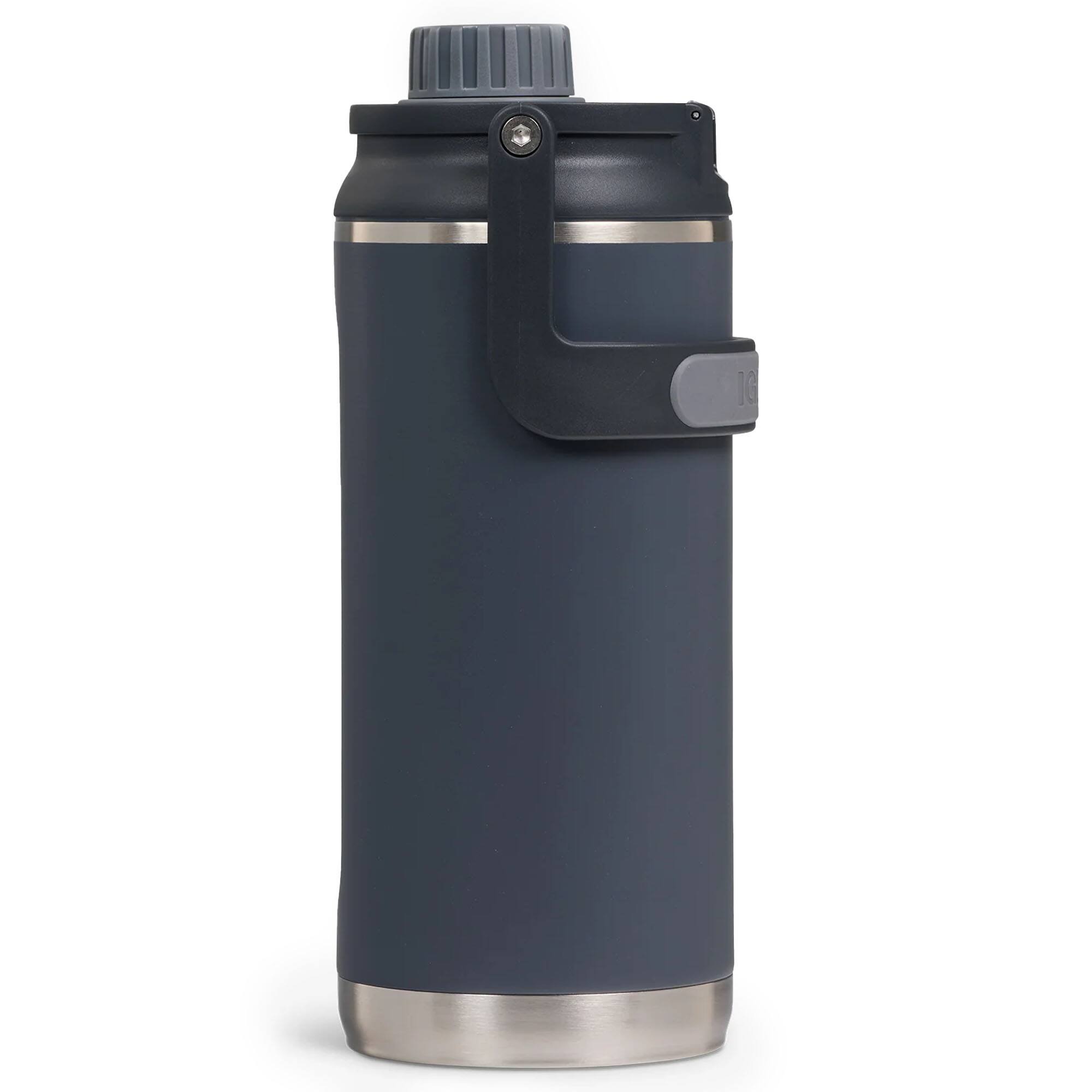 Alt View 3. Igloo - IGLOO 36 oz. Twist ‘n’ Chug Stainless Steel Bottle, Carbonite - Carbonite.