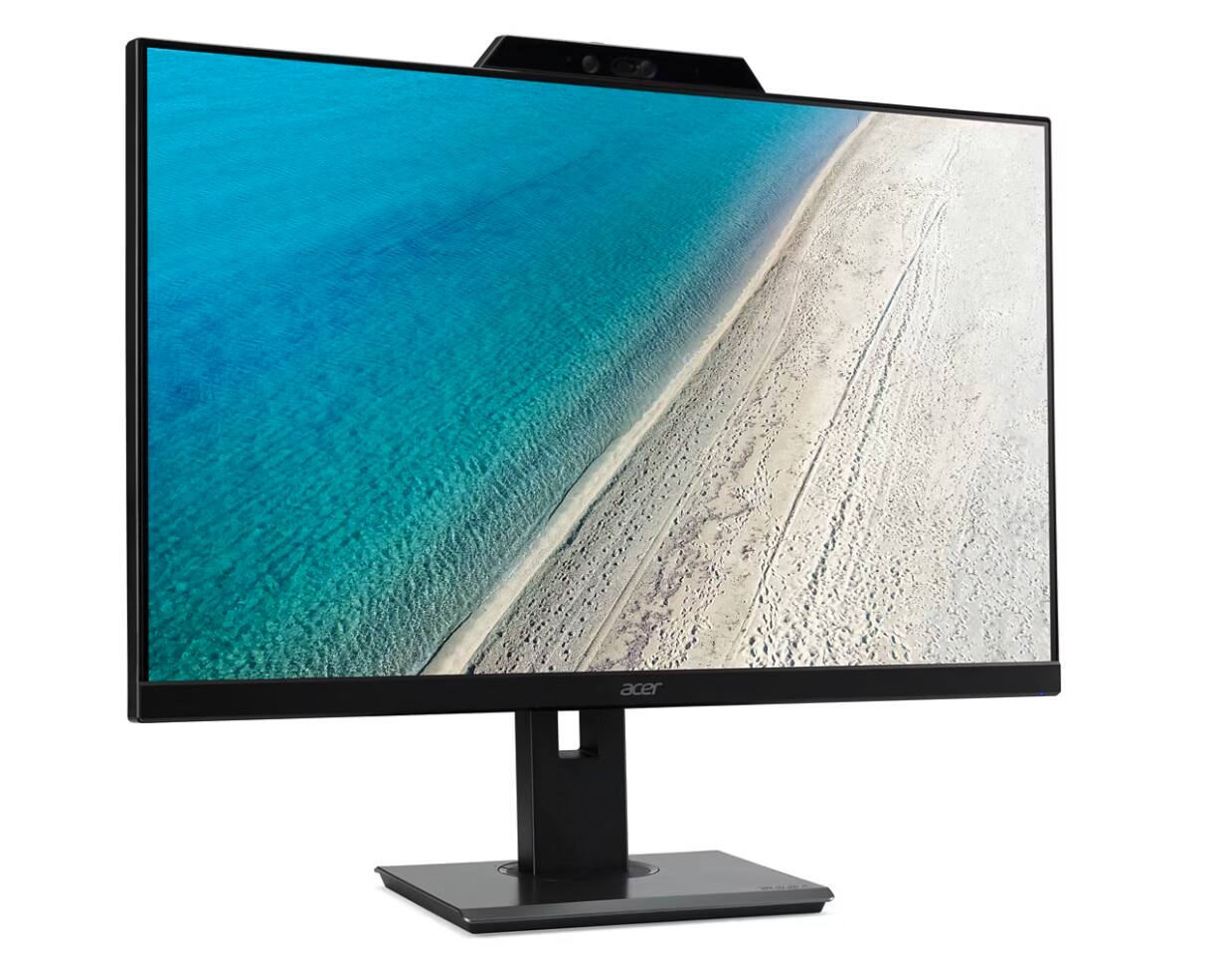 Angle. Acer - Acer Vero B247Y D6 24" Class Webcam LCD Monitor - 16:9 - Black - 23.8" Viewable - 4 ms - Speakers - HDMI - VGA - Black.