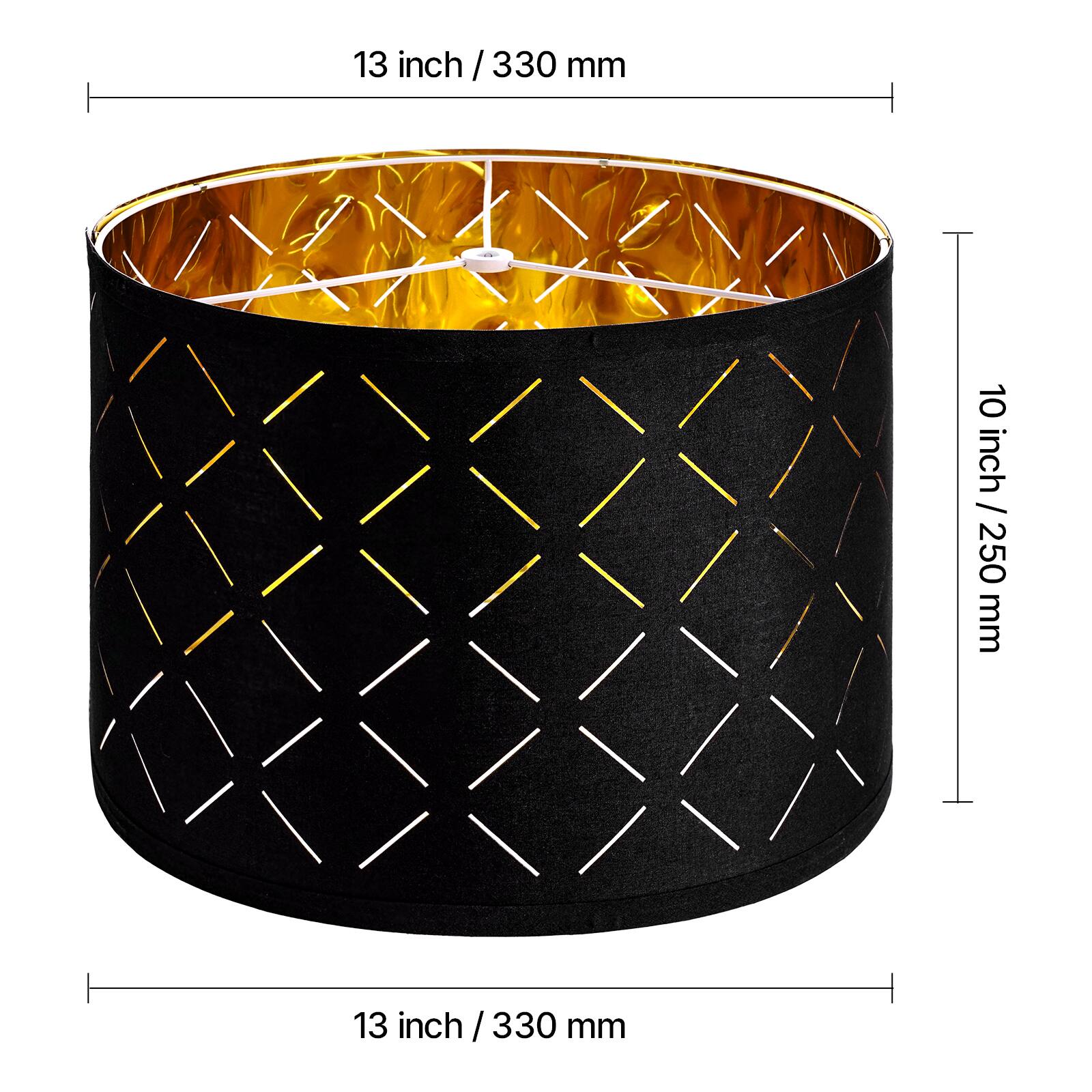 13 inch / 330 mm  
10 inch / 250 mm  
13 inch / 330 mm