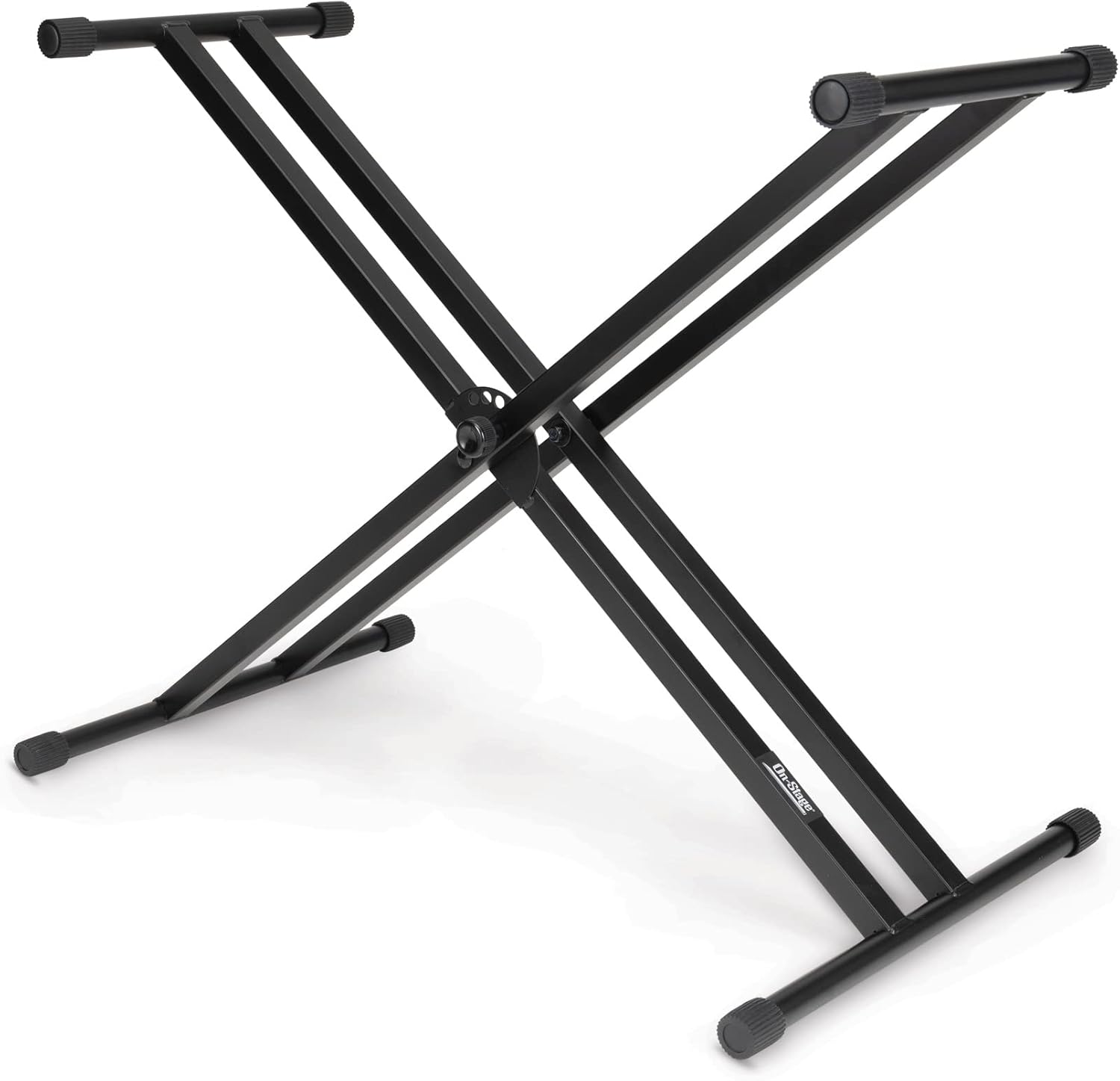 Alt View 4. On Stage Stands - On-Stage KS7191 Classic Double-X Keyboard Stand,Black - "NA".
