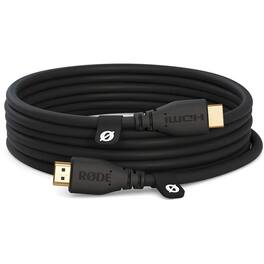 RØDE - Rode Premium High Speed HDMI Cable with Ethernet - Black, 10'