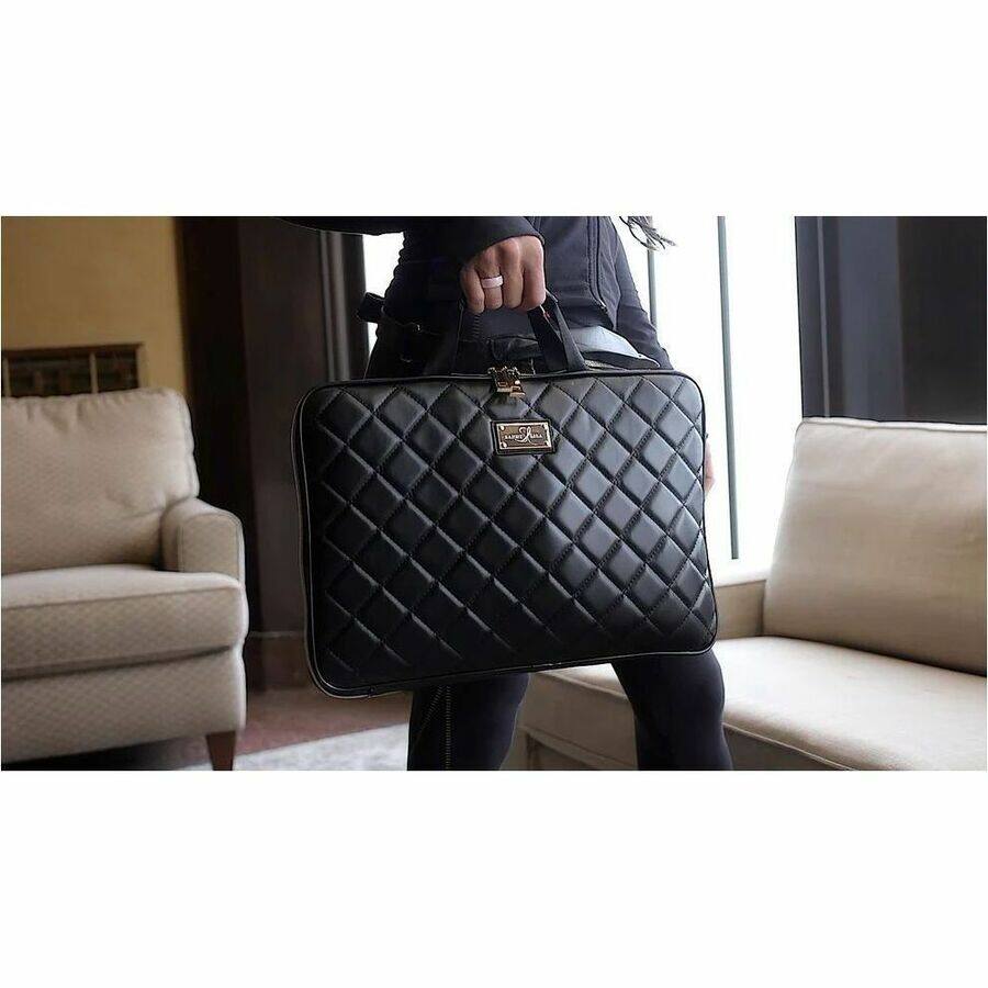 Alt View 5. ECO STYLE - Sandy Lisa St. Tropez Carrying Case (Sleeve) for 14" Notebook - Scratch Resistant - 10.6" Height x 15.5" Width x 0.8" - Unknown.