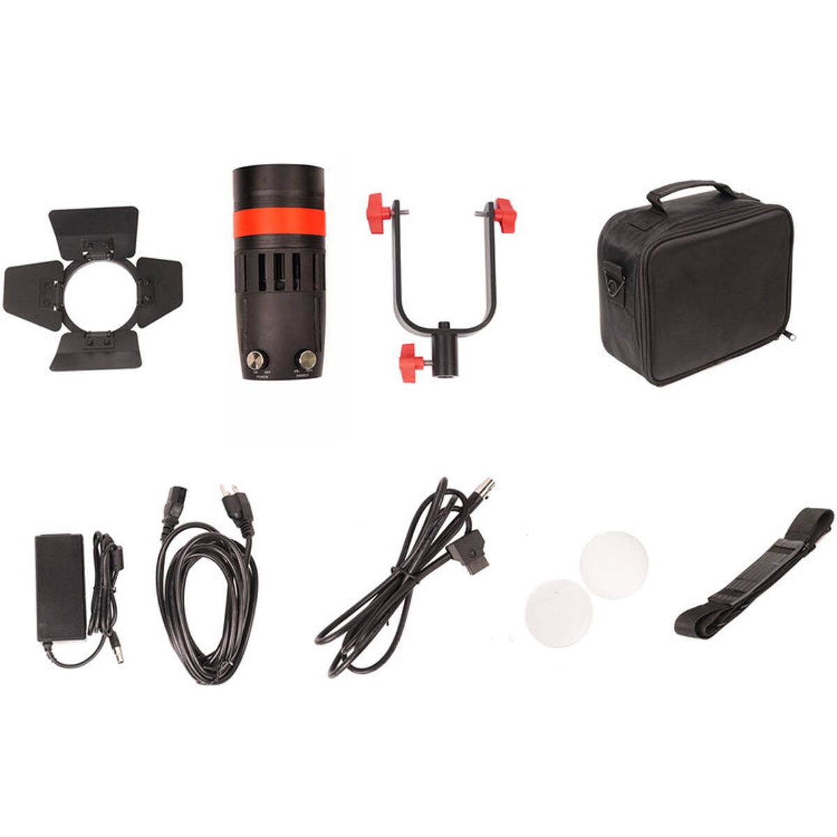 Alt View 2. CamelBak - Came-TV Boltzen 55W Bi-Color Fresnel Focusable LED Light with Carry Bag.