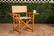 Alt View 19. Balkene Home - Walker Outdoor Folding Directors Chair with Side Tables - Tan.