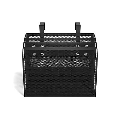 Alt View 1. TRU RED - 4-Pocket Mesh Letter Wall File - Black.