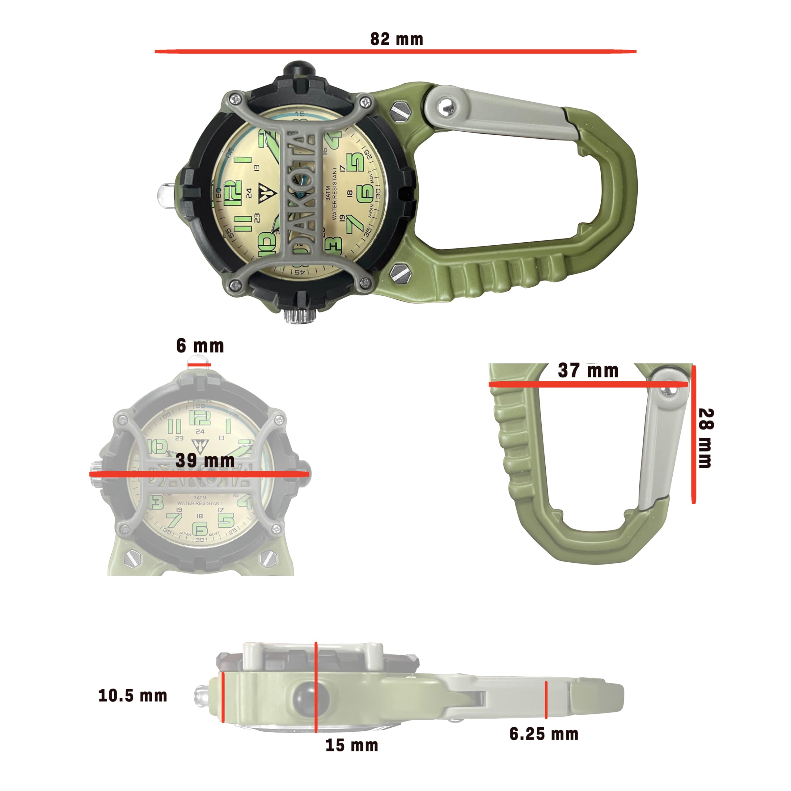 82 mm  
6 mm  
37 mm  
39 mm  
28 mm  
10.5 mm  
15 mm  
6.25 mm