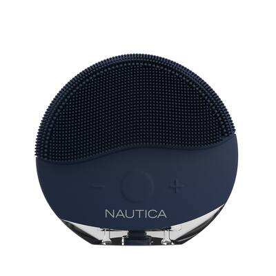 Nautica - Sonic PC110 Facial Cleansing Brush Made with Soft Silicone, Waterproof, Rechargeable Vibrating Face Scrub Brush - Navy Nautica - Sonic PC110 Facial Cleansing Brush Made with Soft Silicone, Waterproof, Rechargeable Vibrating Face Scrub Brush - Navy