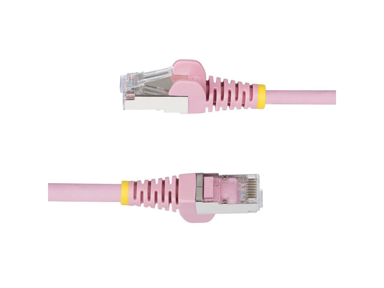 Alt View 1. StarTech.com - StarTech 5ft Pink CAT6a Ethernet Cable Model NLPN-5F-CAT6A-PATCH.