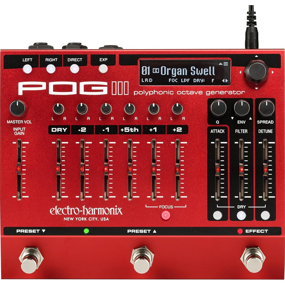 Harmonix - Polyphonic Octave Generator Pedal POG3 - Red