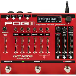 Harmonix - Polyphonic Octave Generator Pedal POG3 - Red