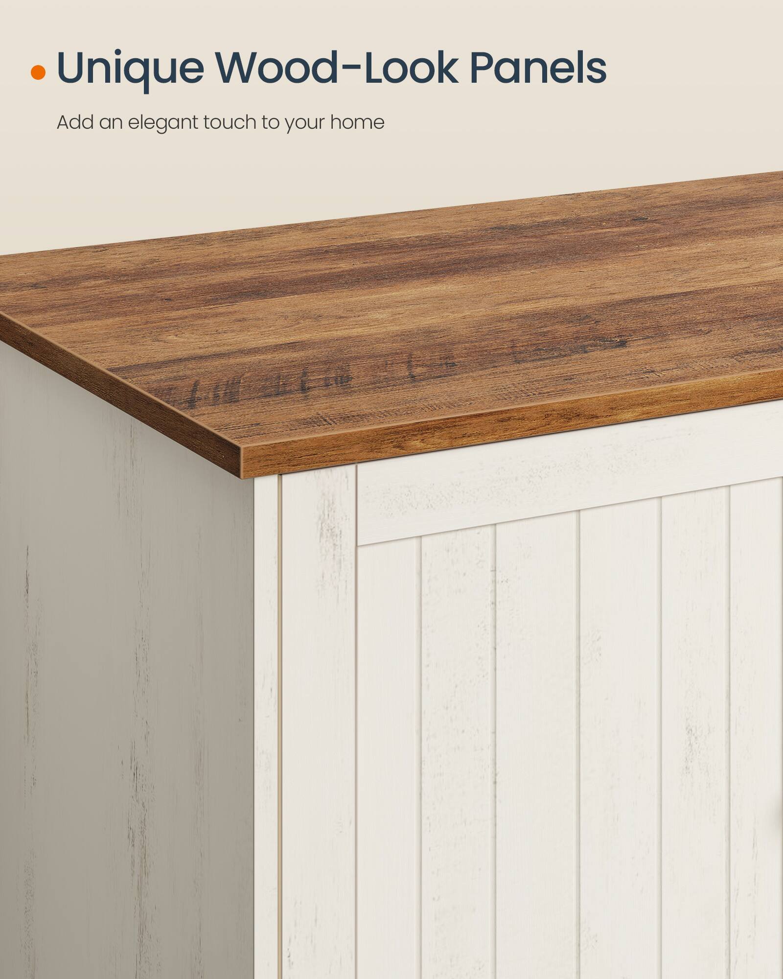 Unique Wood-Look Panels  
Add an elegant touch to your home