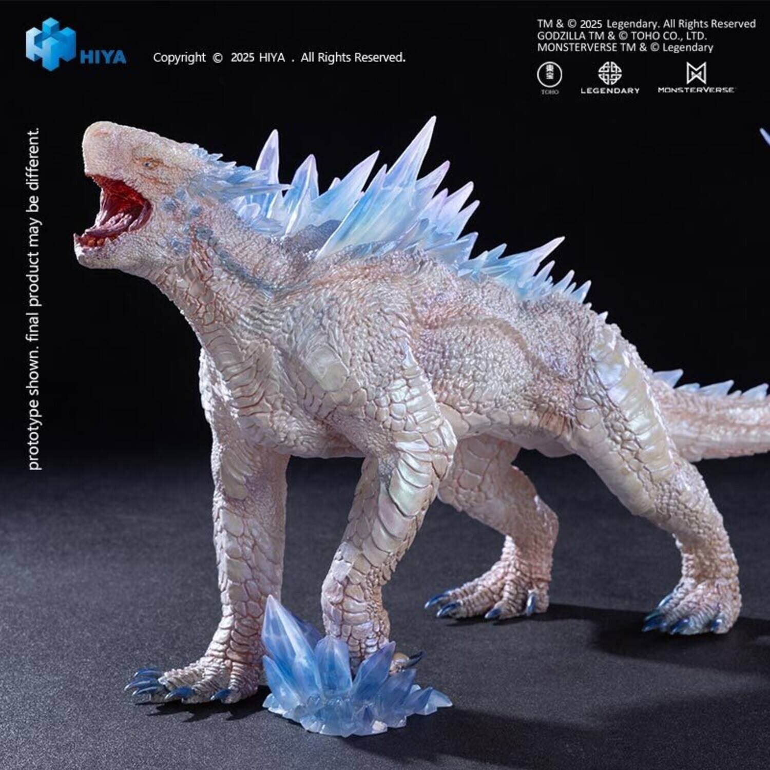 Different be may product final shown. Prototype HIYA Copyright © 2025 HIYA. All Rights Reserved. TM & © 2025 Legendary. All Rights Reserved. GODZILLA TM & © TOHO CO., LTD. MONSTERVERSE TM & © Legendary. LEGENDARY MONSTERVERSE