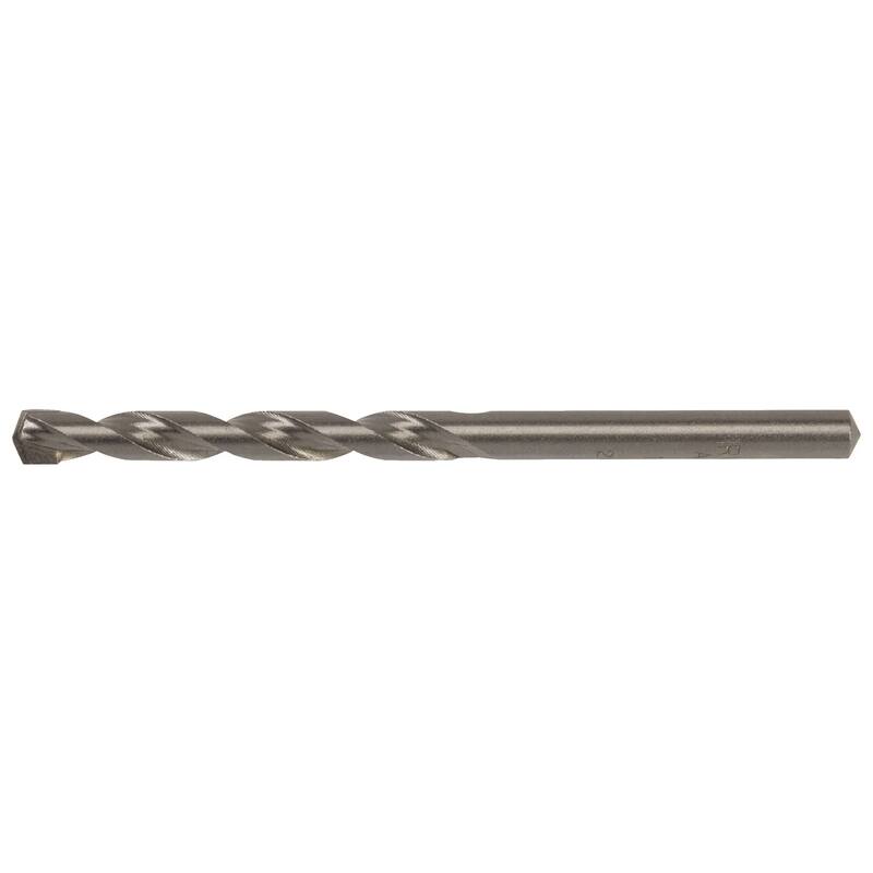 Angle. Irwin - Irwin 1/4  X 4  L Chrome Vanadium Steel Percussion Drill Bit Straight Shank 1 pk.