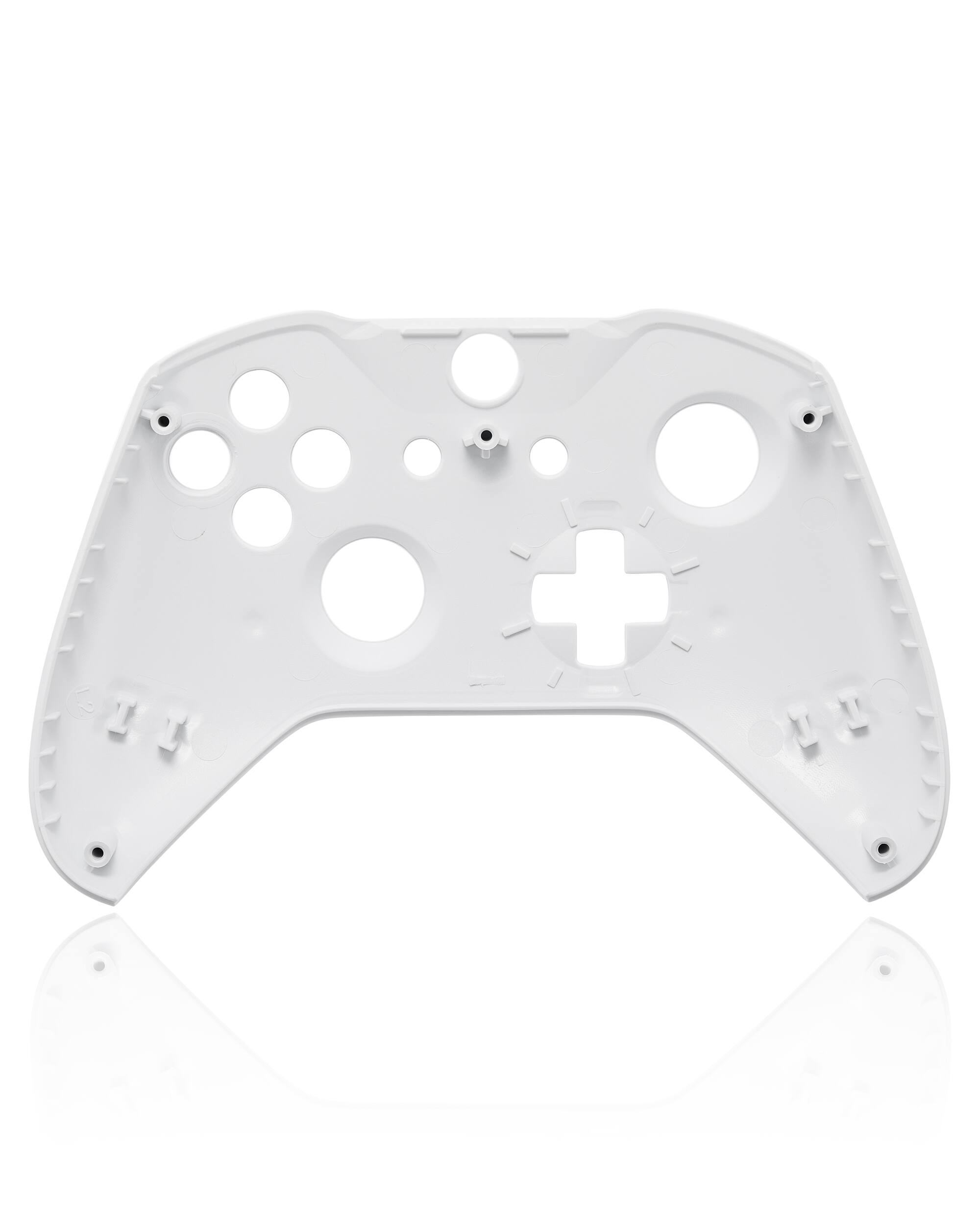 Back. MobileSentrix - Top Faceplate Compatible For Xbox One S Controller - White - White.