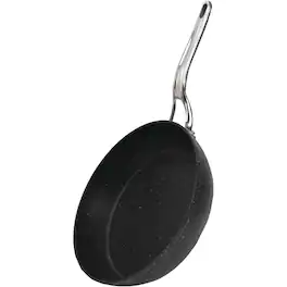 060313-004-0000 The Rock By Starfrit Fry Pan With Stainless Steel Handle (12 In.) - Black