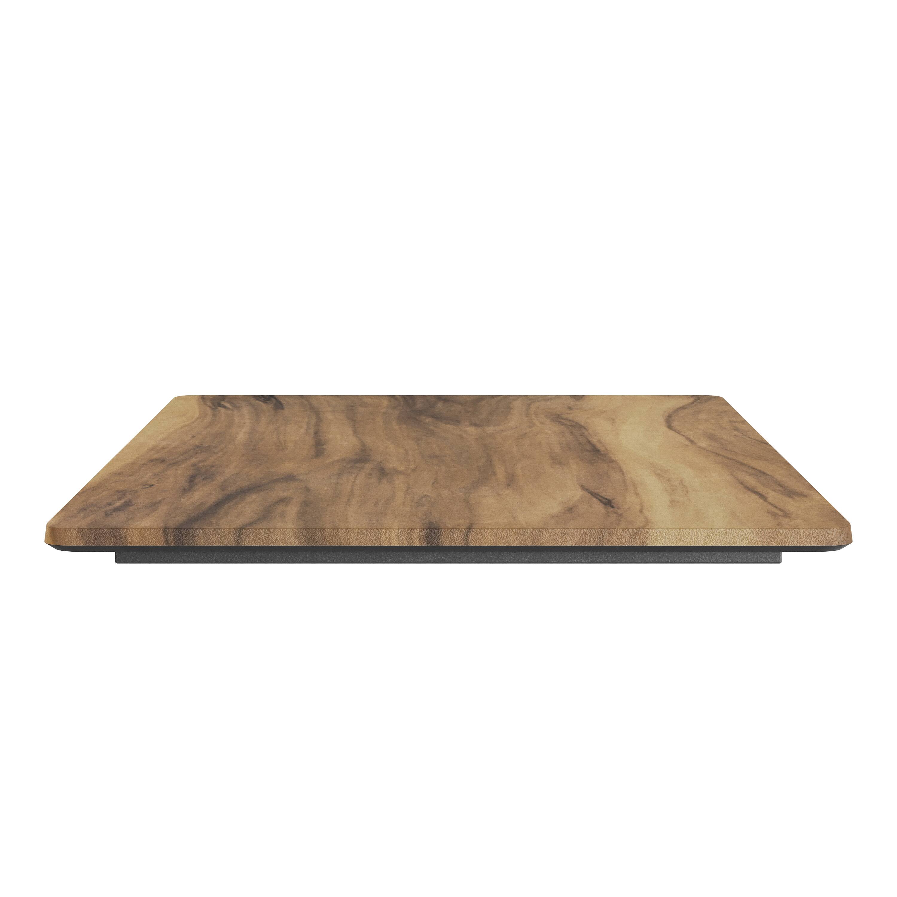 Alt View 7. Emma + Oliver - PureShield HPL Wrapped Tabletop, Seamless Edge, Scratch & Stain Resistant, Commercial Grade - Natural.