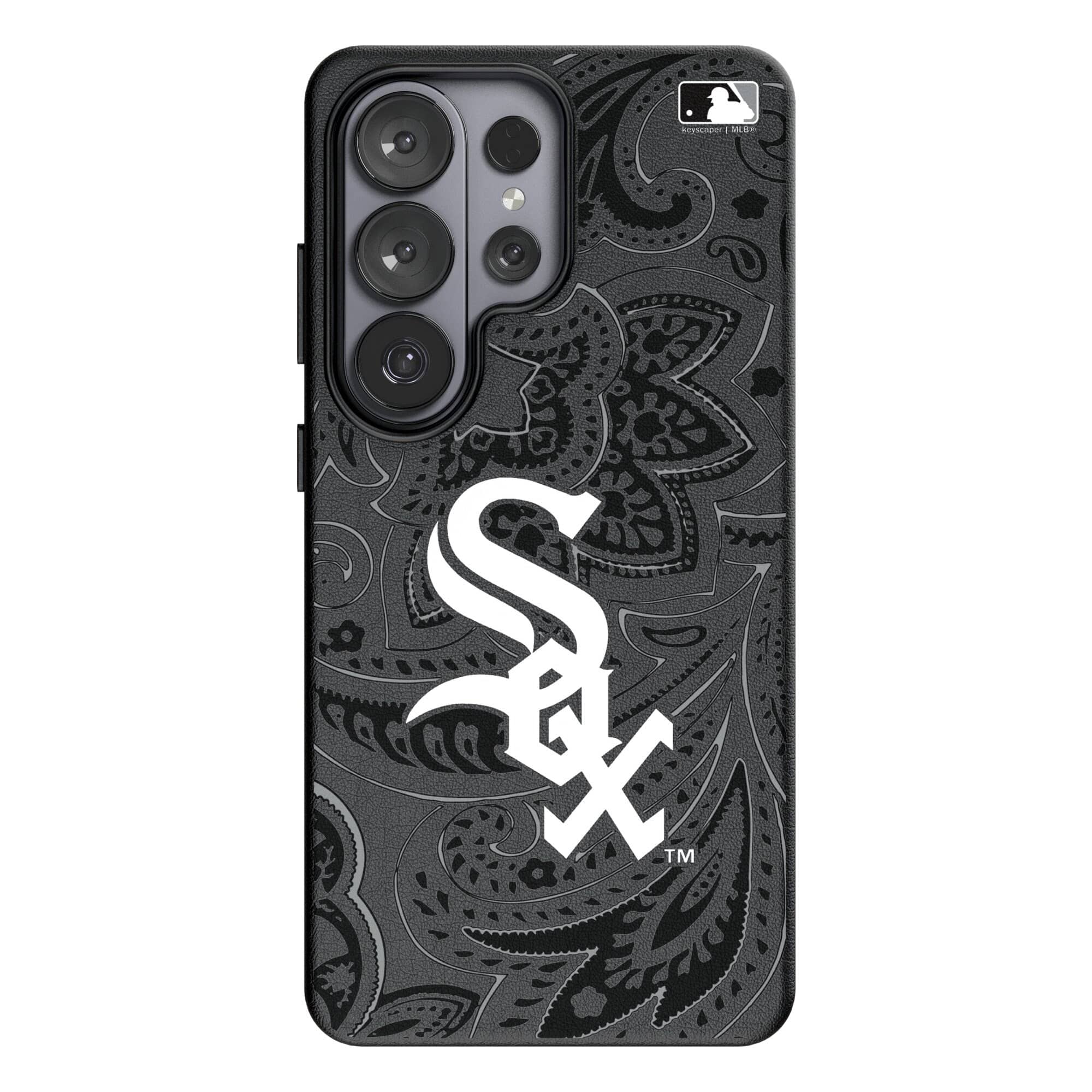Keyscaper - MLB - Chicago White Sox Paisley Galaxy Magnetic Bump Case - S25 Plus - Black price history on PriceWatchPro