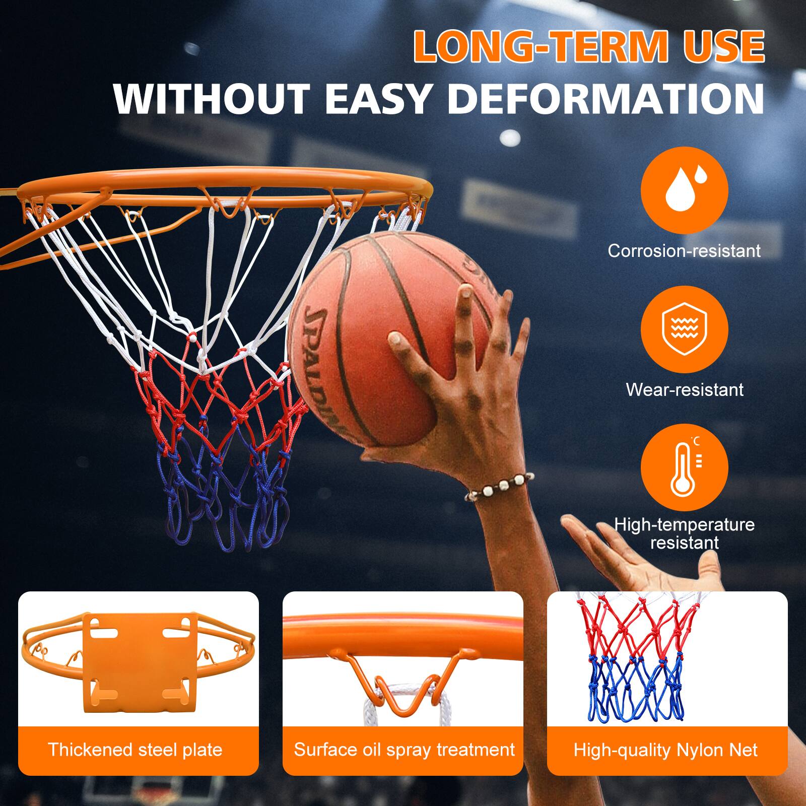 LONG-TERM USE WITHOUT EASY DEFORMATION

- Corrosion-resistant
- Wear-resistant
- High-temperature resistant
- Thickened steel plate
- Surface oil spray treatment
- High-quality Nylon Net