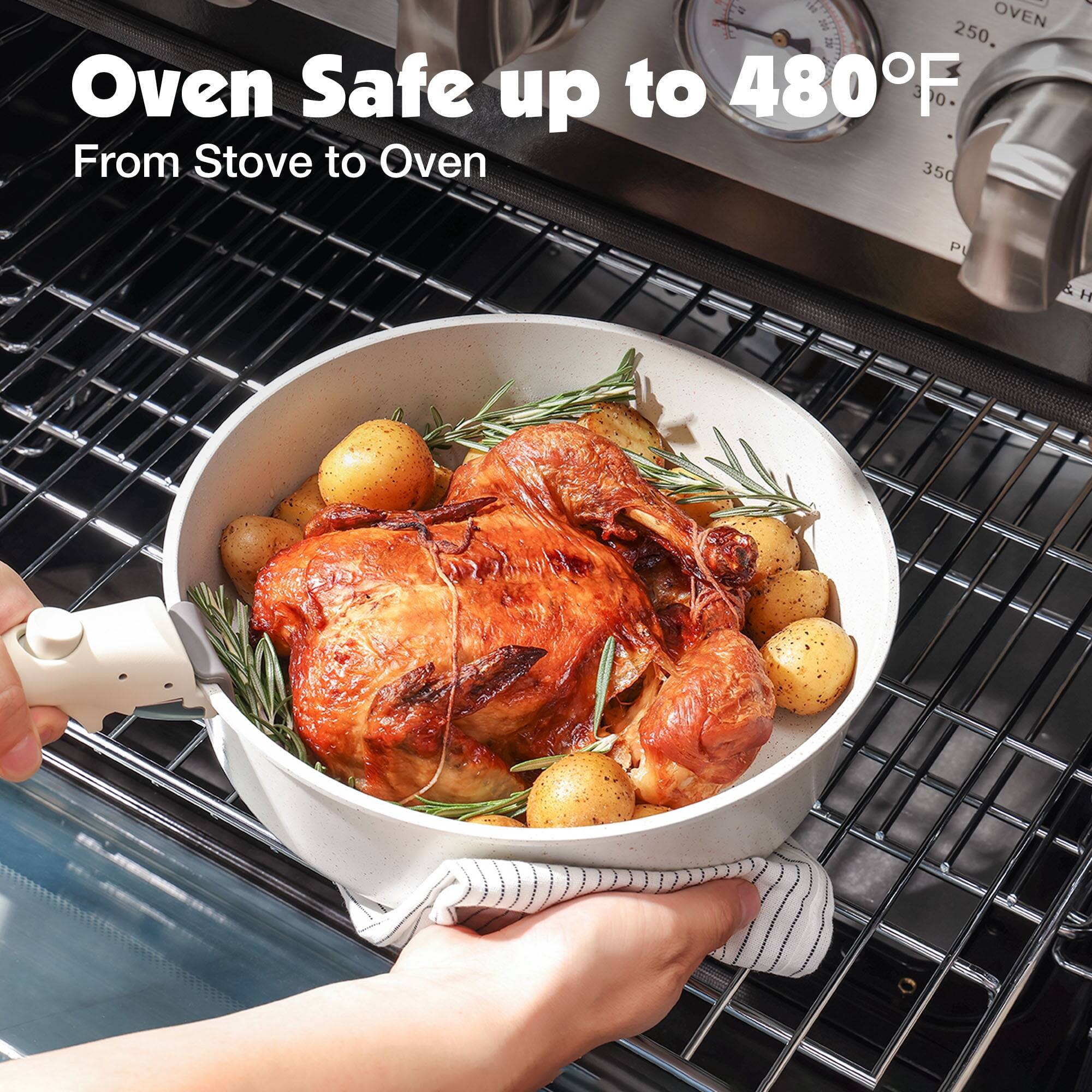 Oven Safe up to 480°F  
From Stove to Oven