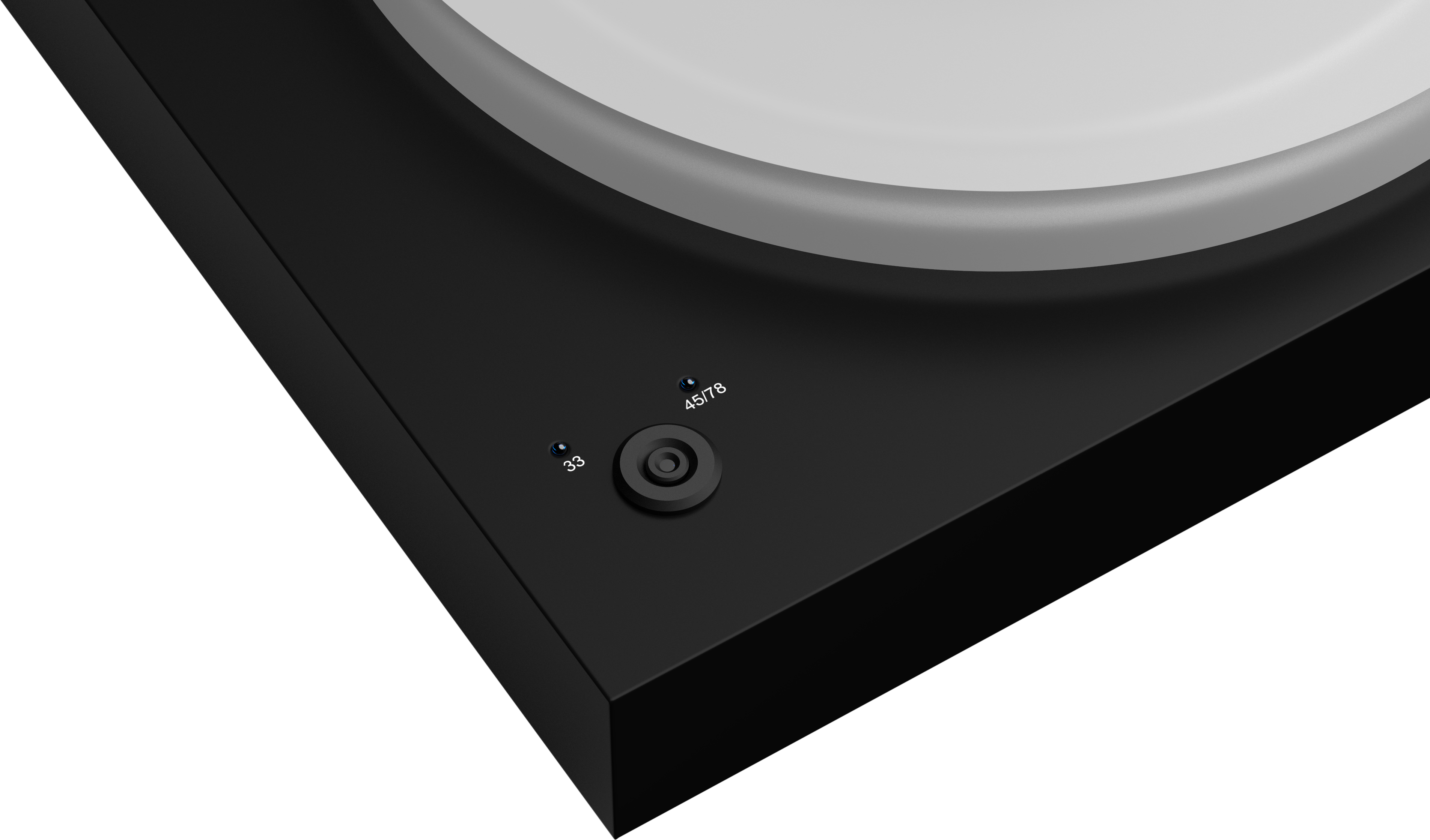 Alt View 1. Pro-Ject - X2 B (Quintet Red) Turntable - Piano Black.