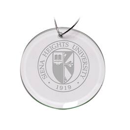 Jardine - Siena Heights Saints 3'' Glass Round Ornament - Multicolor