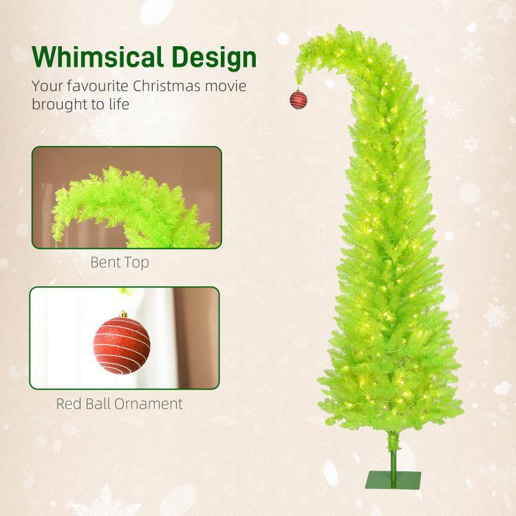 Whimsical Design  
Your favourite Christmas movie brought to life  

Bent Top  
Red Ball Ornament