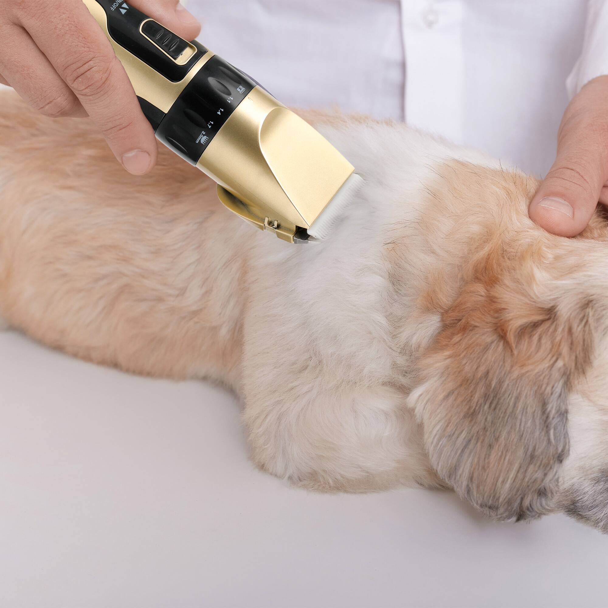 Left. Pursonic - Rechargeable Pet Hair Trimmer – Easy, Safe & Comfortable Grooming at Home.