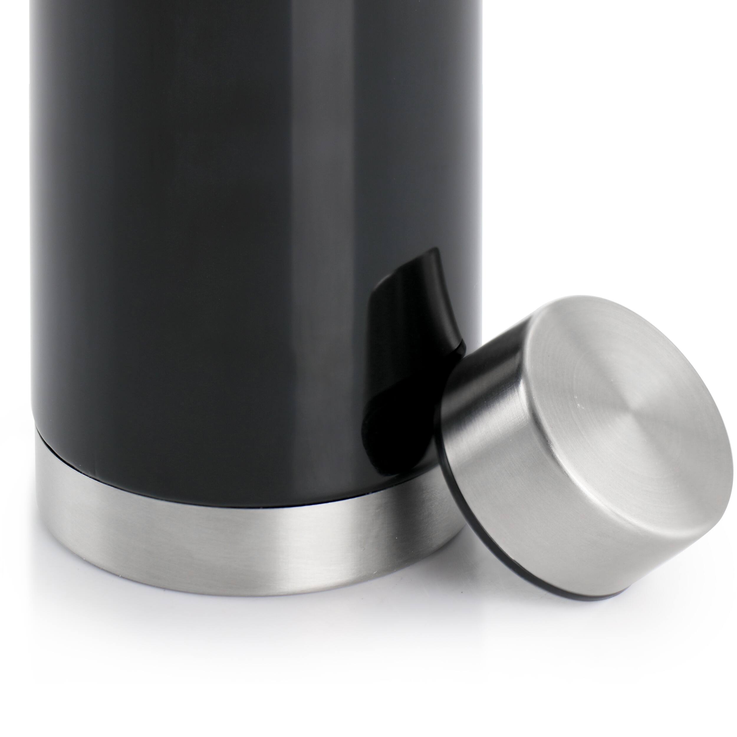 Alt View 3. Gibson - Gibson Home Dunneally 23 Ounce Plastic Water Bottle with Lid in Black - Black.