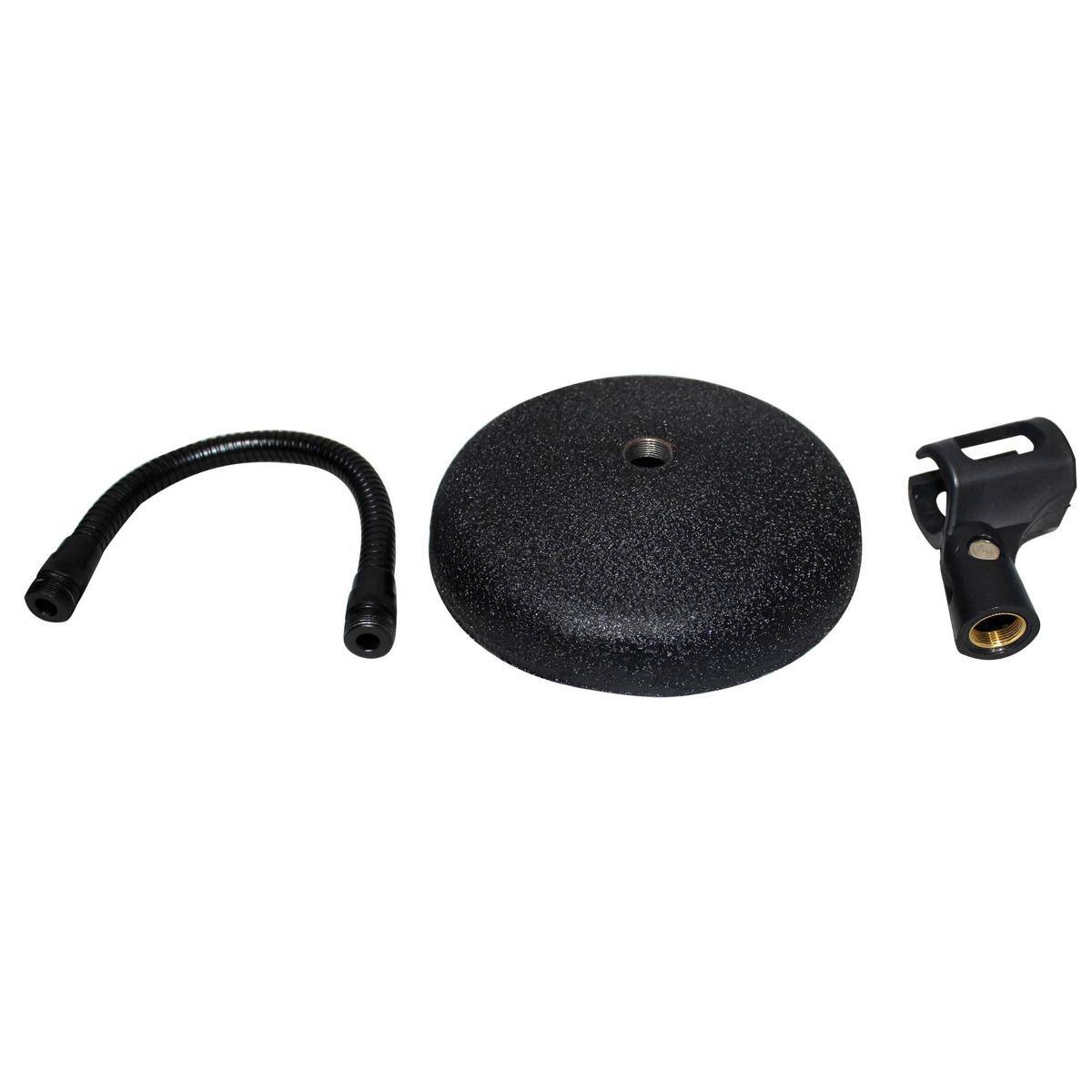 Alt View 4. ProX - ProX T-MIC07 Gooseneck Desktop Microphone Stand with 6" Round Base.