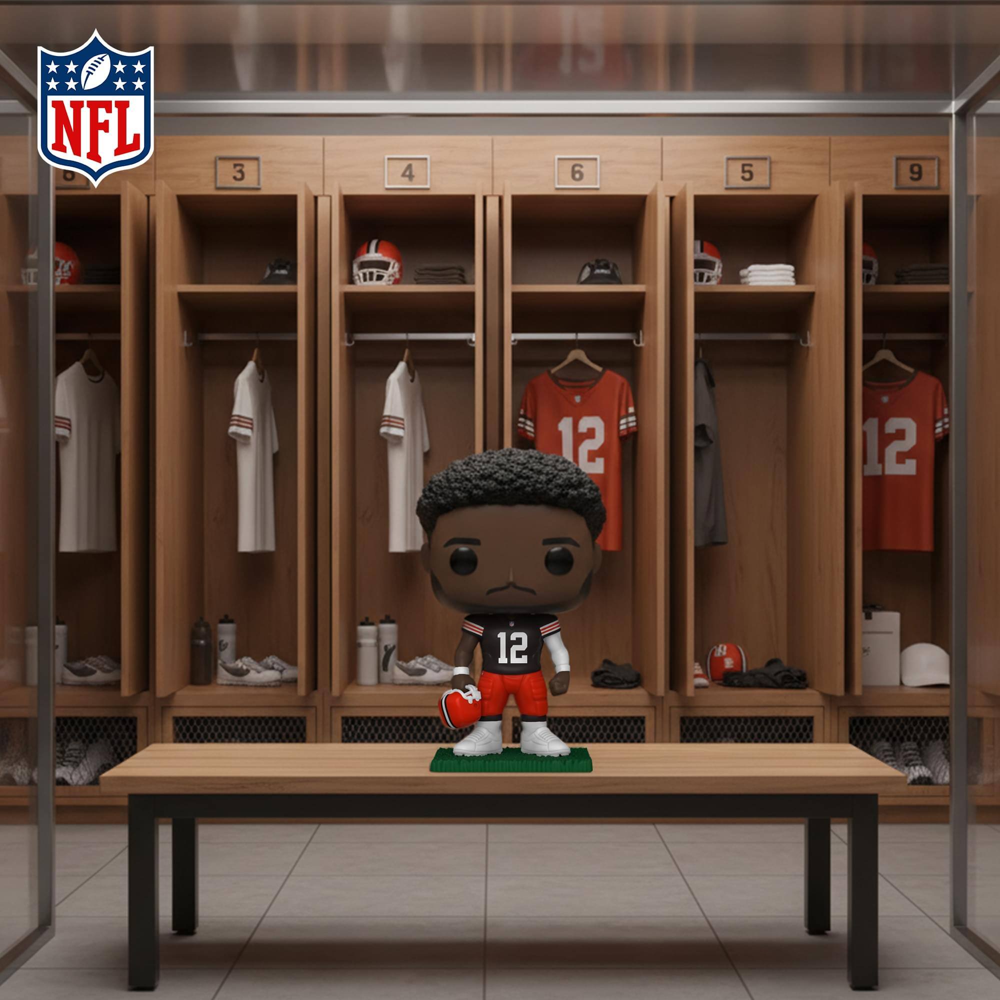 Alt View 3. Funko - Funko POP! NFL: Browns - Shedeur Sanders   - COLLECTIBLES - Multicolor.