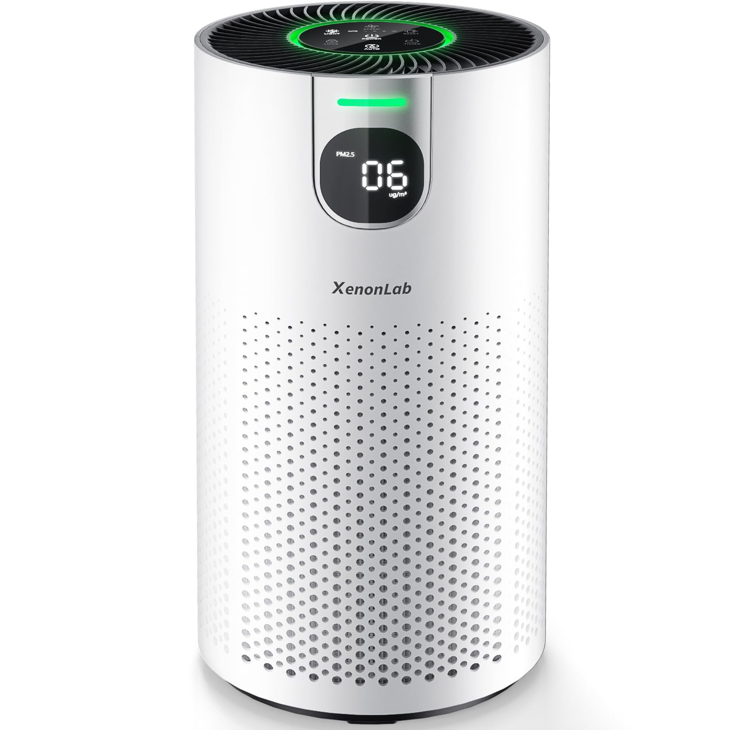 Xenonlab - Air Purifiers for Home Large Room Up to 2600 Ft², HEPA Air Purifier with Washable Filter - White
