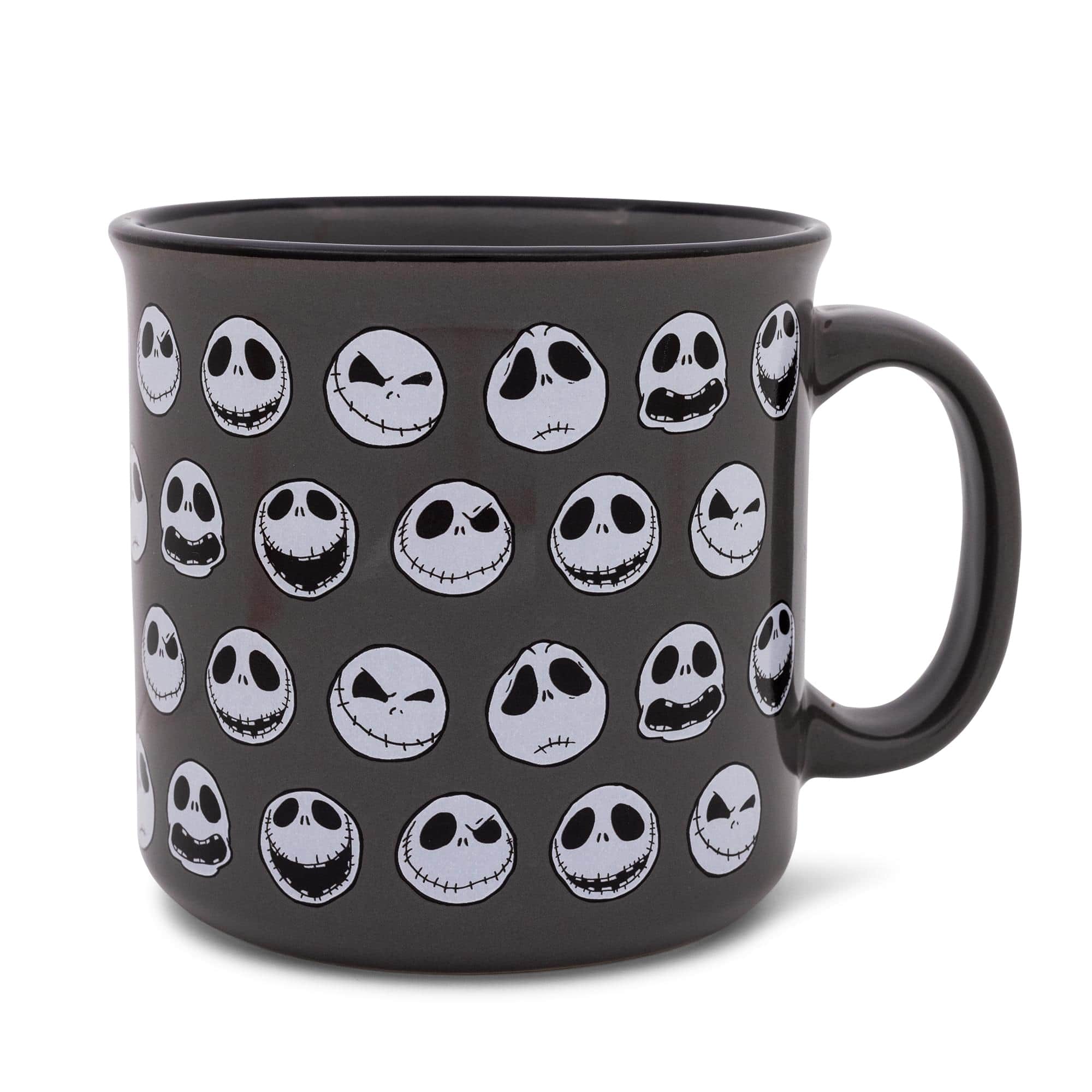 Disney - The Nightmare Before Christmas Jack Skellington Expressions Camper Mug - Black