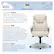 Alt View 19. Serta - Bryce Bonded Leather Executive Office Chair - Cream.