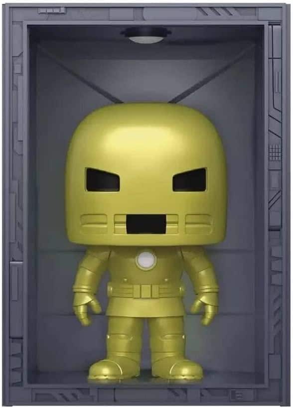 Marvel Exclusive Funko POP Deluxe | Hall of Armor Iron Man Model 1 - Gold price history on PriceWatchPro