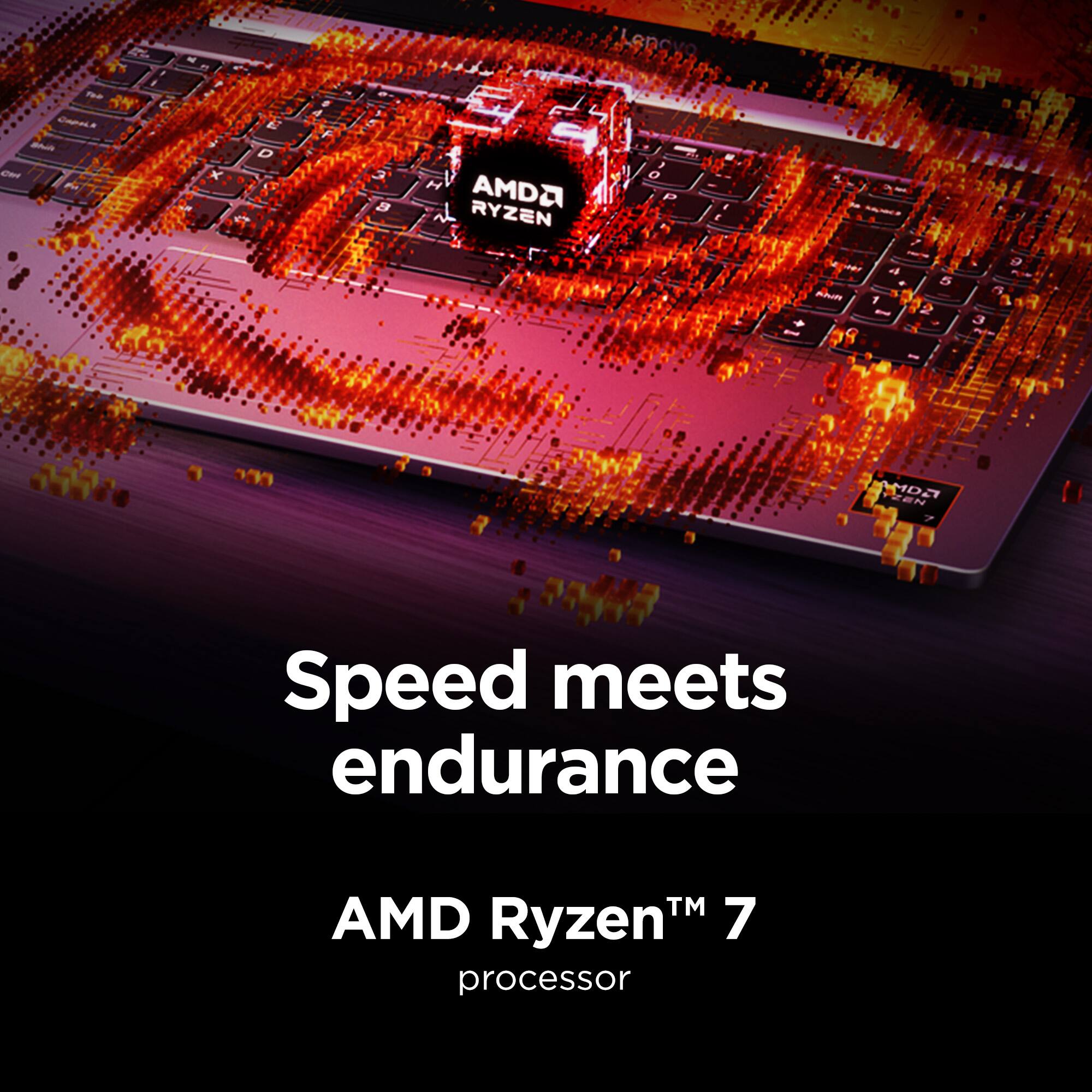 Speed meets endurance  
AMD Ryzen™ 7 processor